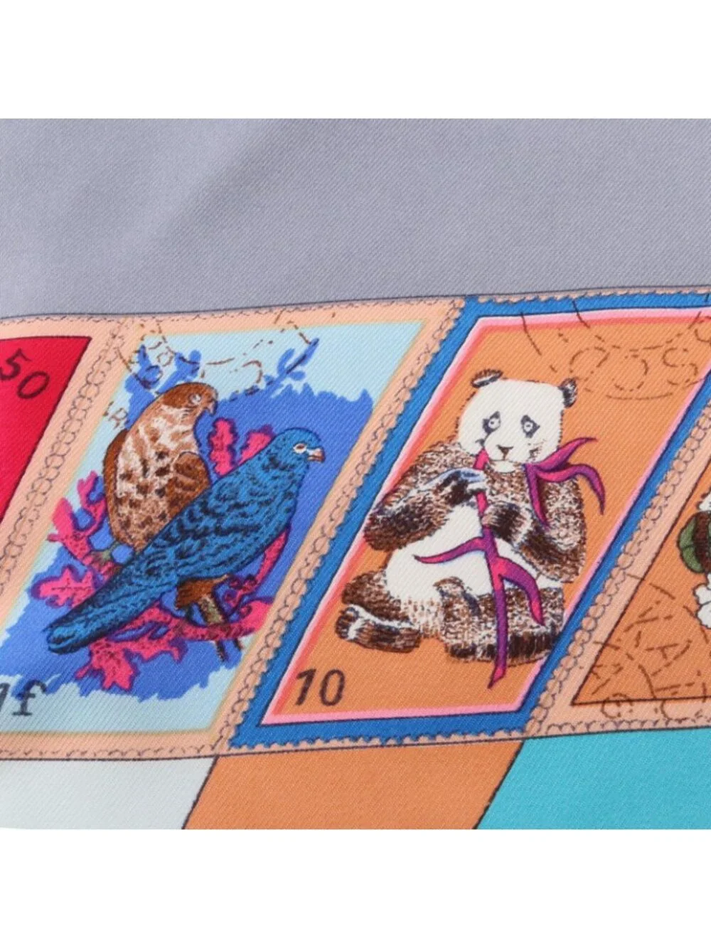 Hermes Scarf Carre 90 Correspondance Silk
